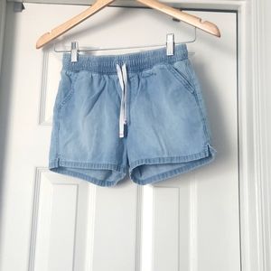 Cat & Jack Light Wash Denim Shorts size L 10/12